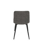 Jídelní židle, černá, látka vintage, CT-281 BK3