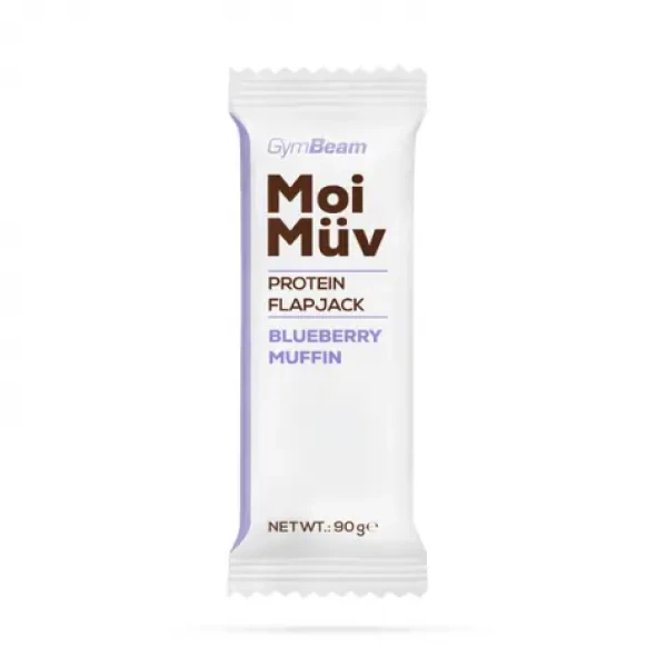 MoiMüv Protein Flapjack - GymBeam (borůvkový muffin, 90 g) (60799-1-90g-blueberrymuffin)
