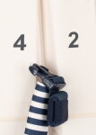 Konges Sløjd Plovací vesta Ellis Marine Stripe 1-2Y, modrá barva, textil