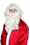 Deluxe paruka a vousy Santa 38 cm 30125