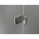 MEXEN/S - Lunar-F sprchový kout skládací dveře pravá 90 x 70, transparent, nikl kartáčovaný 836-090-070-97-00-P