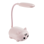 Miquelrius B2F - LED lampička, Night Kitty, teplé světlo, USB napájení, růžová