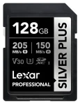 Lexar Professional SILVER PLUS SDXC 128GB / Paměťová karta / čtení: 205 MB/s / zápis: 150 MB/s / UHS-I / V30 (LSDSIPL128G-BNNNG)