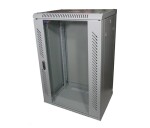 LEXI-Net 19" nástěnný rozvaděč 22U 600x600, nosnost 60 kg, skleněné dveře, svařovaný, šedý EDF_10102490