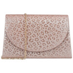 Módní dámské plesové psaníčko Michelle Moon Basilie, růžové