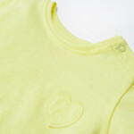 Basic tričko s krátkým rukávem- žluté - 62 YELLOW