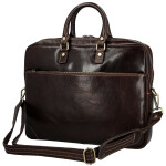 Luxusní kožená business taška Benedikt, tmavě hnědá