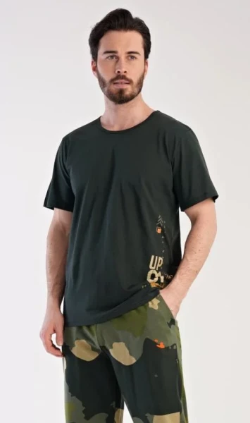 Pánské pyžamo dlouhé Vienetta Secret Army