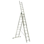 Žebřík AL, trojdílný, 3x10 příček, 6,26m, ALVE EUROSTYL 7610