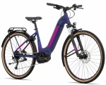 Rock Machine CrossRide INT e500 Bosch lady touring, model 2022, rám 19" (L), Matte Metallic Navy/Pink