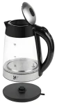 Lafe Lumi černá / Rychlovarná konvice / 2200W / 1,7 l / sklo / RGB podsvícení (LAFCZA46806)