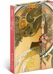 Týdenní magnetický diář Alfons Mucha 2025, 11 16 cm