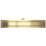 REA - Odtokový žlab Neox brush gold 90 REA-G4895