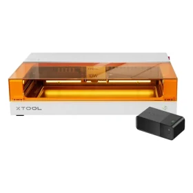 XTool S1 bílá / Laserový gravírovací stroj / 40W / Wi-Fi / USB (S1B-W)