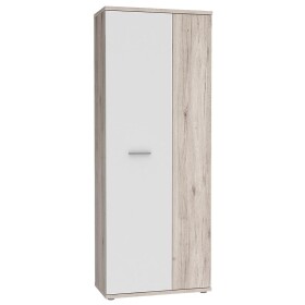 Skříň Net 5p Pískový Dub / Bílý