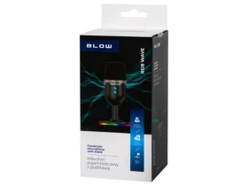Blow Studiový mikrofon s LED stativem / Mikrofon / USB / Stolní stativ (85-054#)