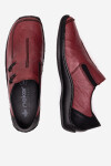 Polobotky Rieker L1751-35 Přírodní kůže (useň) - Lícová