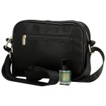 Trendy dámská koženková crossbody kabelka LB Vilja, černá