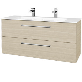 Dřevojas - Umyvadlová skříňka GIO SZZ2 120 - D04 Dub / Úchytka T03 / D04 Dub 407018C