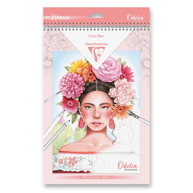 Clairefontaine Odelia Women, umělecké antistresové omalovánky, Emmanuelle Colin