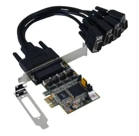 Exsys EX-44384 / Řadič / PCI Express / 4x sériový port DB9 / nízkoprofilová destička (EX-44384)