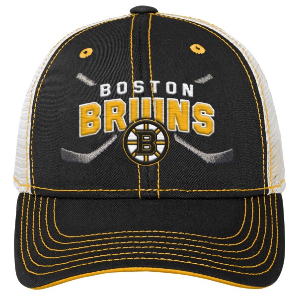 Outerstuff Dětská Kšiltovka Boston Bruins Lockup Meshback Adjustable