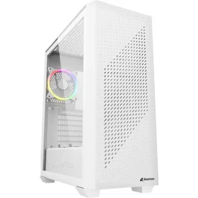 Sharkoon VS9 RGB bílá / ATX / 2x USB 3.0 / 1x USB-C / 3x 120mm / bez zdroje / průhledná bočnice (4044951039128)