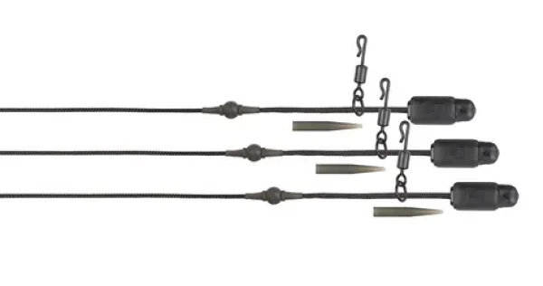 FOX Edges Naturals Heli-Clip Rigs Leadcore / Hotový návazec / 50 lb / 75 cm / 3 ks (CRT003)