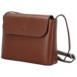 Trendy dámská kožená crossbody Deliss, hnědá