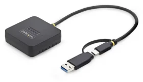 StarTech USB-C/USB-A na M.2 NVMe SSD dok černá / Dokovací stanice / USB 3.2 Gen 2 Type-C / 10 Gbit/s (1USB3-NVME-DOCK)