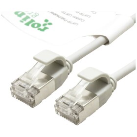 Roline green 21.44.3302 RJ45 síťové kabely, propojovací kabely CAT 6A U/FTP 0.50 m šedá nestíněný, bez halogenů, samozhášecí 1 ks