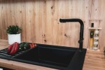 Kielle - Wimeo Dřezová baterie včetně filtrace, matná černá 10525SFI164