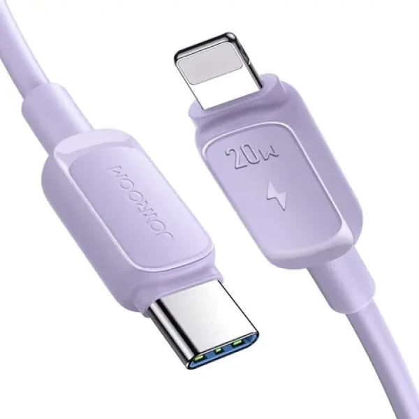 Joyroom Multi-Color Series A14 Nabíjecí kabel USB-C (M) - Lightning (M) 20W 1.2m fialová (6956116748500)