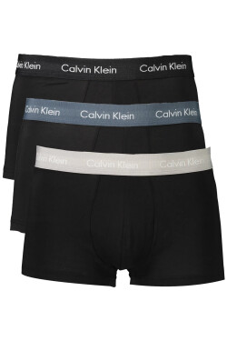 3PACK Pánské boxerky CALVIN KLEIN černá/vícebarevná SIZE: S