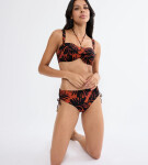 SUMMER PALM — Midi-bikiny s tvarujícím efektem a nastavitelnými stranami Triumph BROWN 46