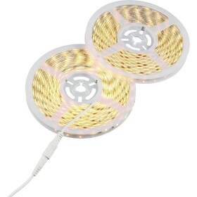Sygonix SY-6612924 Kompletní sada LED pásku zástrčky/zásuvka 12 V/DC 10 m teplá bílá 1 ks