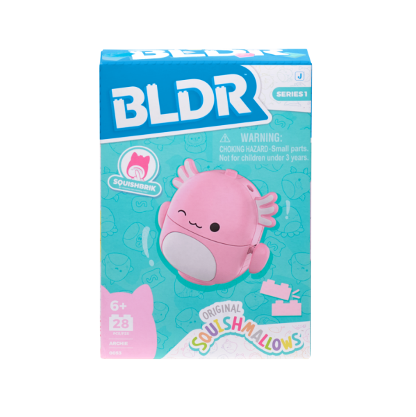 SQUISHMALLOWS Stavebnice BLDR - Axolotl Archie
