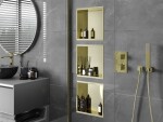 MEXEN - X-Wall-R modul pro vestavbu do stěny 30 x 30, zlatá 1950303010