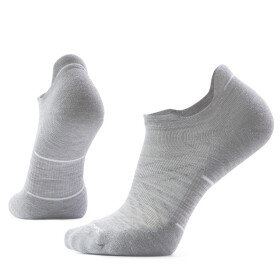 Unisex merino běžecké ponožky SMARTWOOL Run Targeted Cushion Low Ankle Socks, Light Gray velikost: 38-41 (M)