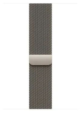 Apple Watch 46 mm stříbrná S/M / Milanese Loop řemínek / 44–49 mm (MGJ24ZM/A)