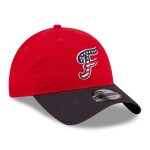 New Era Pánská kšiltovka Washington Nationals MLB Fredericksburg Nationals 9TWENTY Adjustable - Červená a tmavě modrá