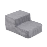 PLUSH NEST PLUSH NEST Mini hřiště s bazénem a 100 míčky šedý prémiový manšestr