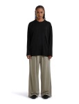 Unisex merino triko dlouhý rukáv ICEBREAKER Unisex Merino 150 LS Pocket Tee, Black velikost: M