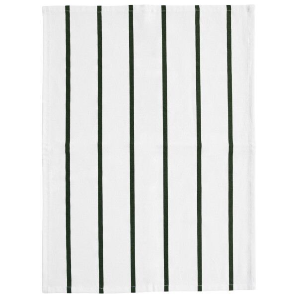 Storefactory Bavlněná utěrka White/Green, zelená barva, textil
