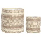 Chic Antique Jutový obal na květináč Nature menší, přírodní barva, proutí