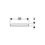 GEBERIT - myDay WC sedátko, softclose, bílé 575410000