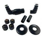 HOPA - CLASSIC-SET, rohový ventil (Z2) - Barva - Černá , Varianta - Levá RDCLASSICSETLB