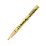 Vysoce lesklý lakový popisovač Marvy Deco Color Premium 250 - seříznutý hrot, zlatý