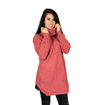 HOSH Pletený jednobarevný rolák CLAIRE Barva: Tyrkysová