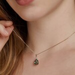 Inspirace - Dámský střibrný set šperků MECHOVÝ ACHÁT